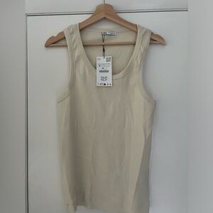 Men’s Zara ribbed tank